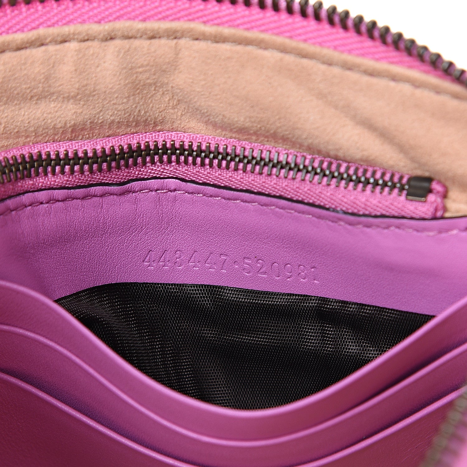 Gucci Calfskin Matelasse Mini GG Marmont Chain Bag Candy Mousse 6 of 9
