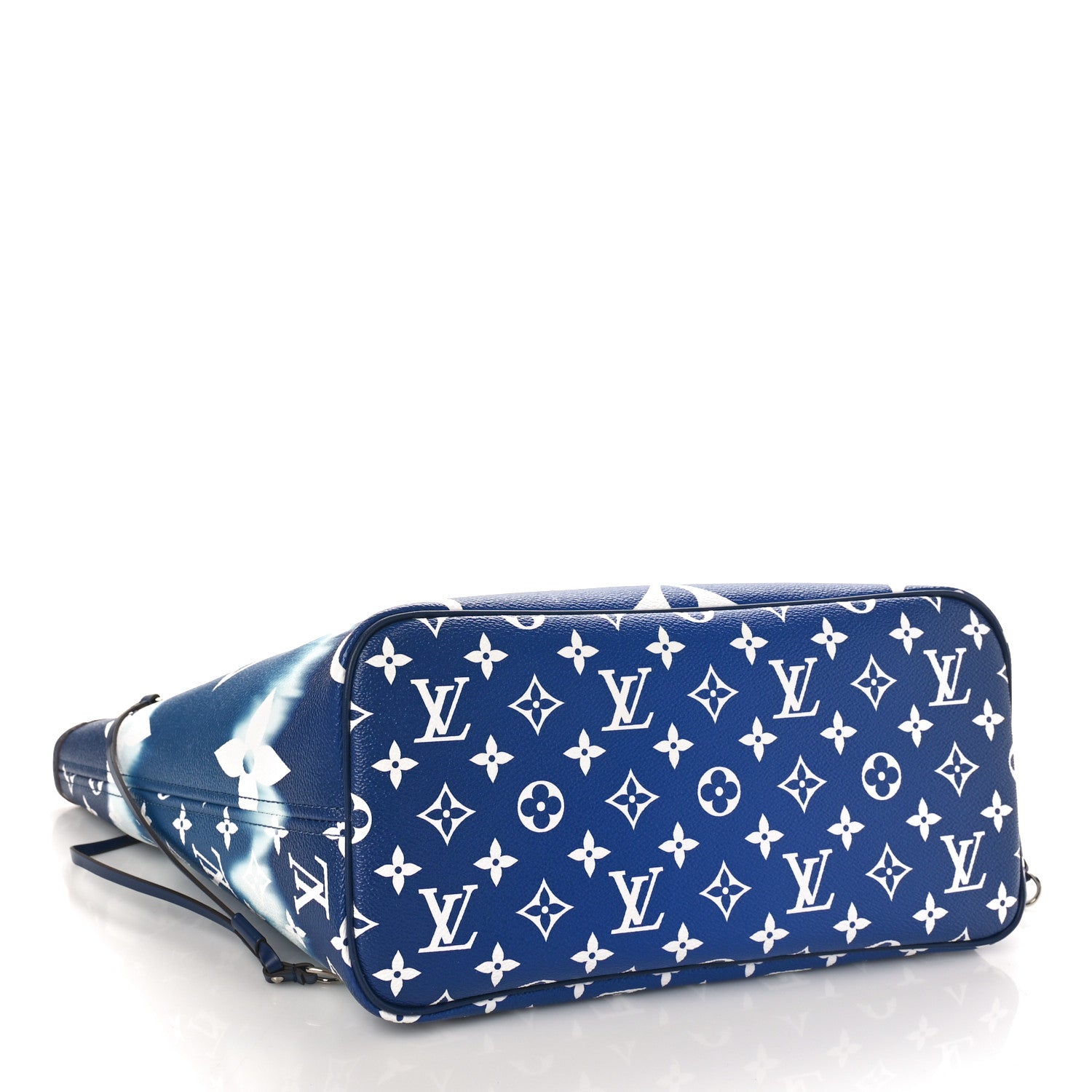 Louis Vuitton Monogram Escale Neverfull MM Blue 5 of 9