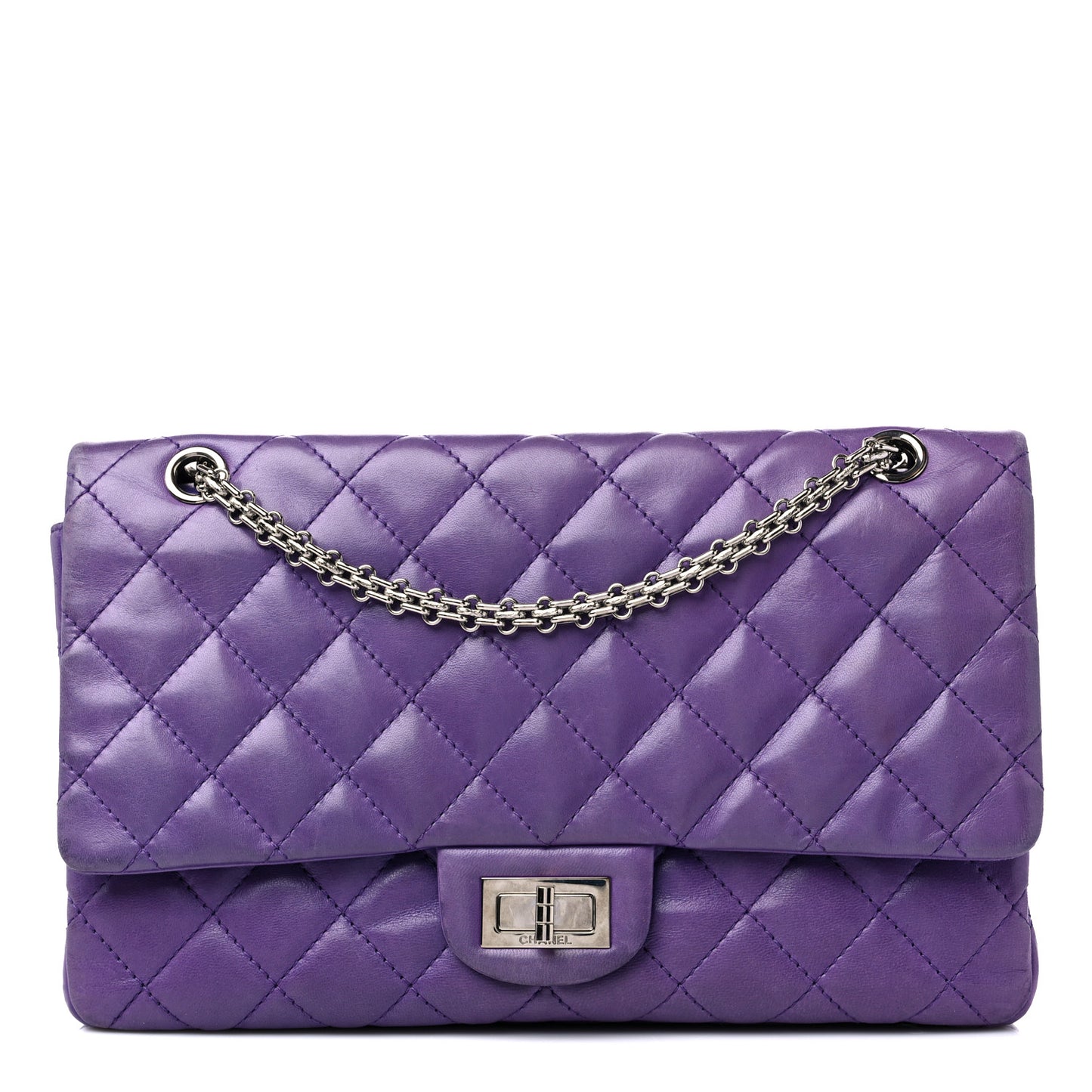 Lambskin Quilted 2.55 Reissue 226 Flap Purple