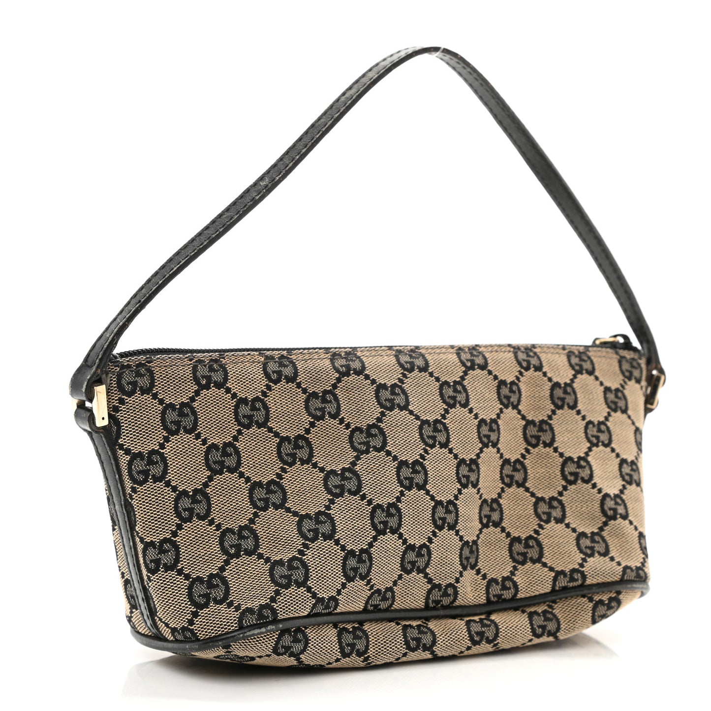 Monogram Web Boat Pochette Black