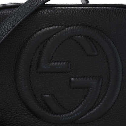 Gucci Pebbled Calfskin Small Soho Disco Bag Black 7 of 9