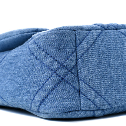 Chanel Denim Quilted Medium Chanel 19 Flap Blue 8 of 10