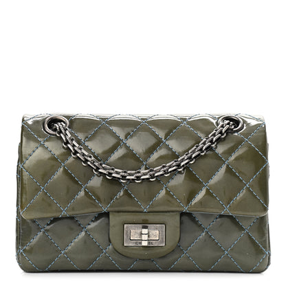 Chanel Patent 2.55 Reissue Flap 224 Blue 1 of 14