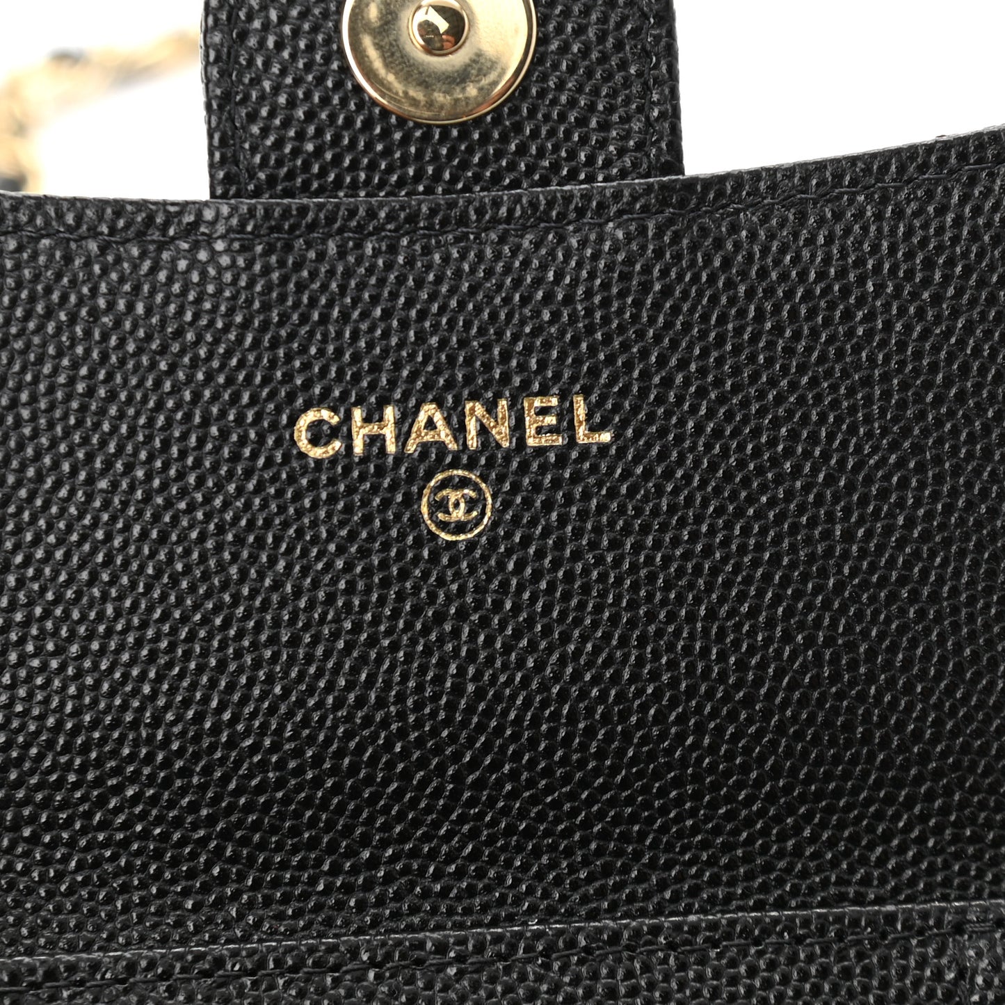 Caviar Quilted Mini Chain Bag Black