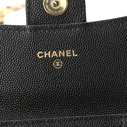 Chanel Caviar Quilted Mini Chain Bag Black 6 of 12