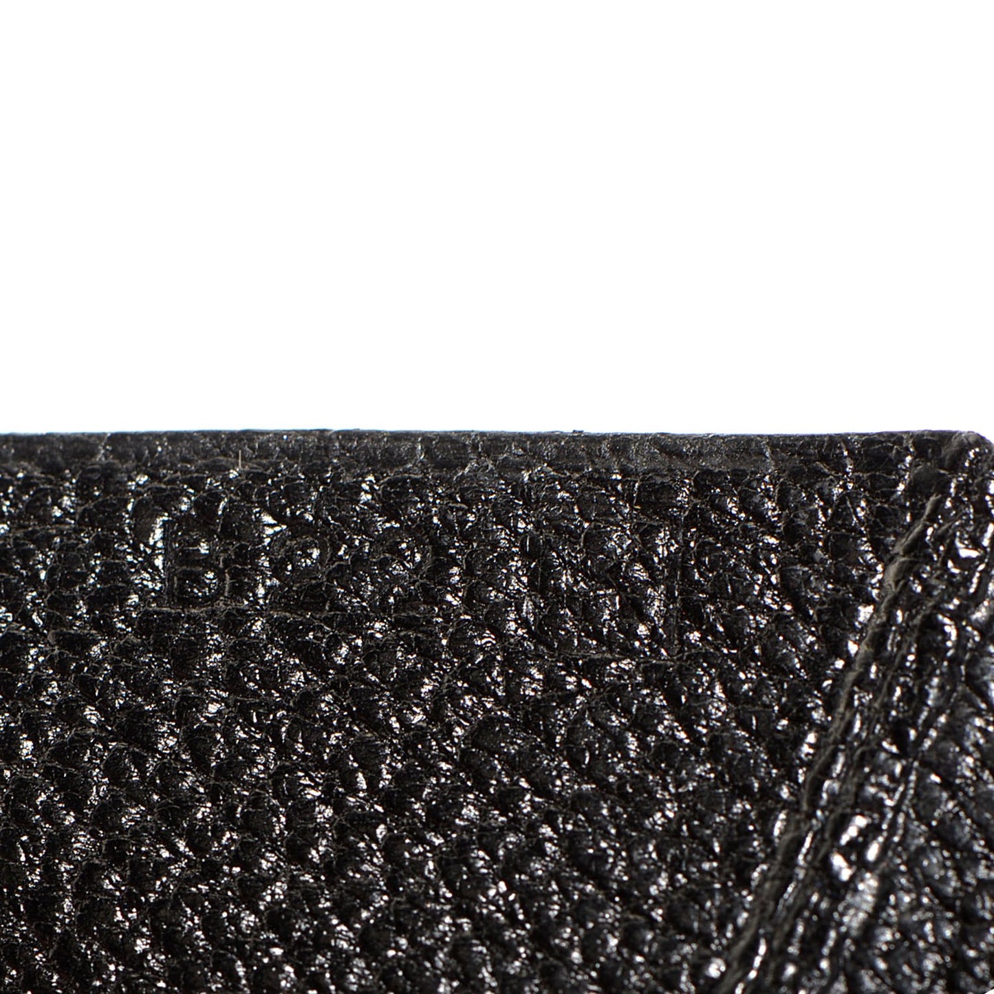 Chevre Mysore Bearn Gusset Wallet Black