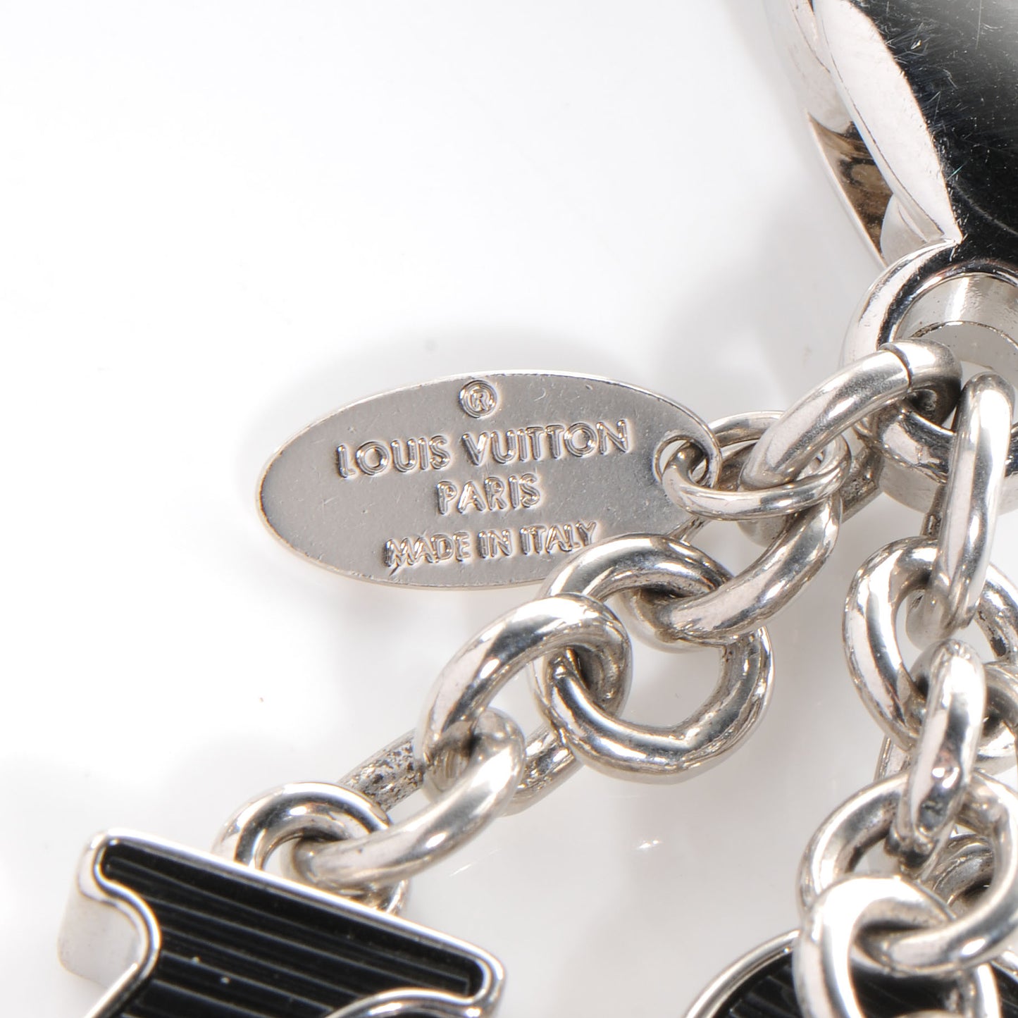 Electric Epi Fleur d'Epi Bag Charm Black