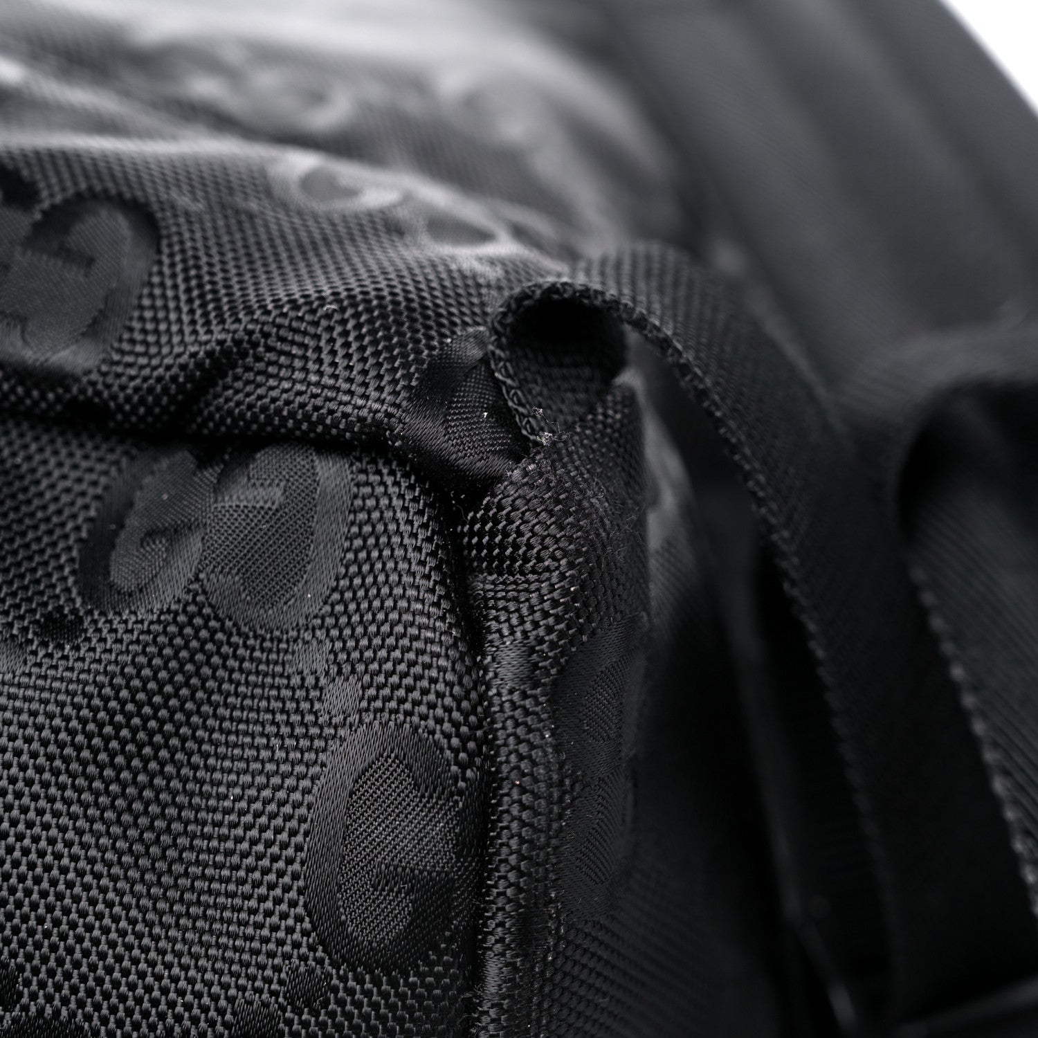Gucci Econyl Nylon Monogram Off The Grid Utility Pocket Backpack Black 10 of 15