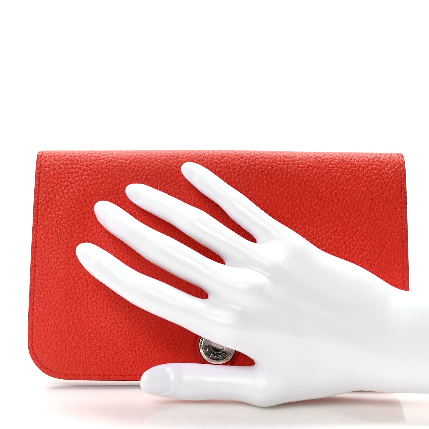 Hermes Togo Dogon Duo Wallet Capucine 2 of 15