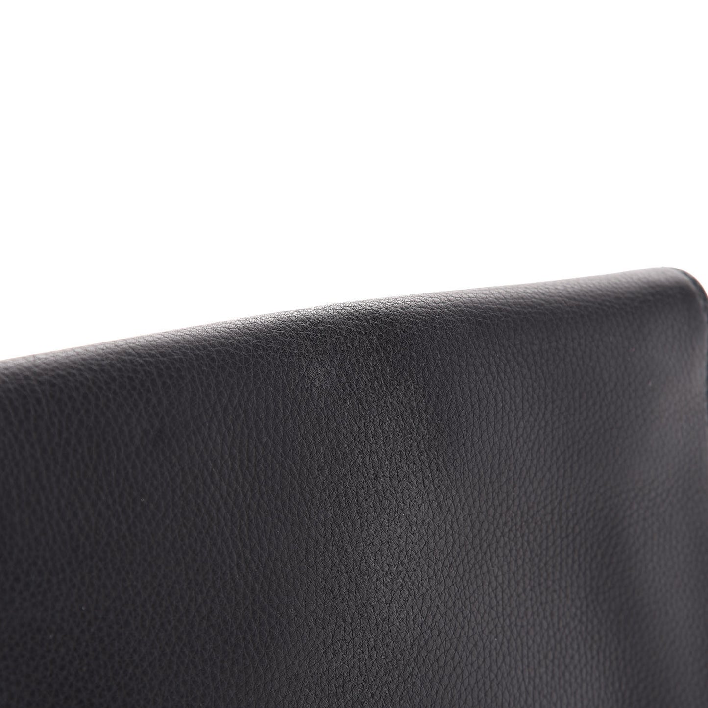 Pebbled Calfskin Medium Soho Clutch Black