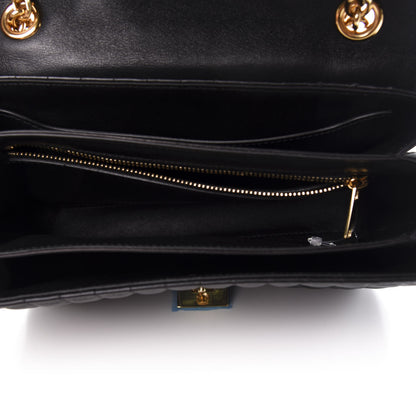 Celine Calfskin Quilted Medium C Bag Black 5 of 9