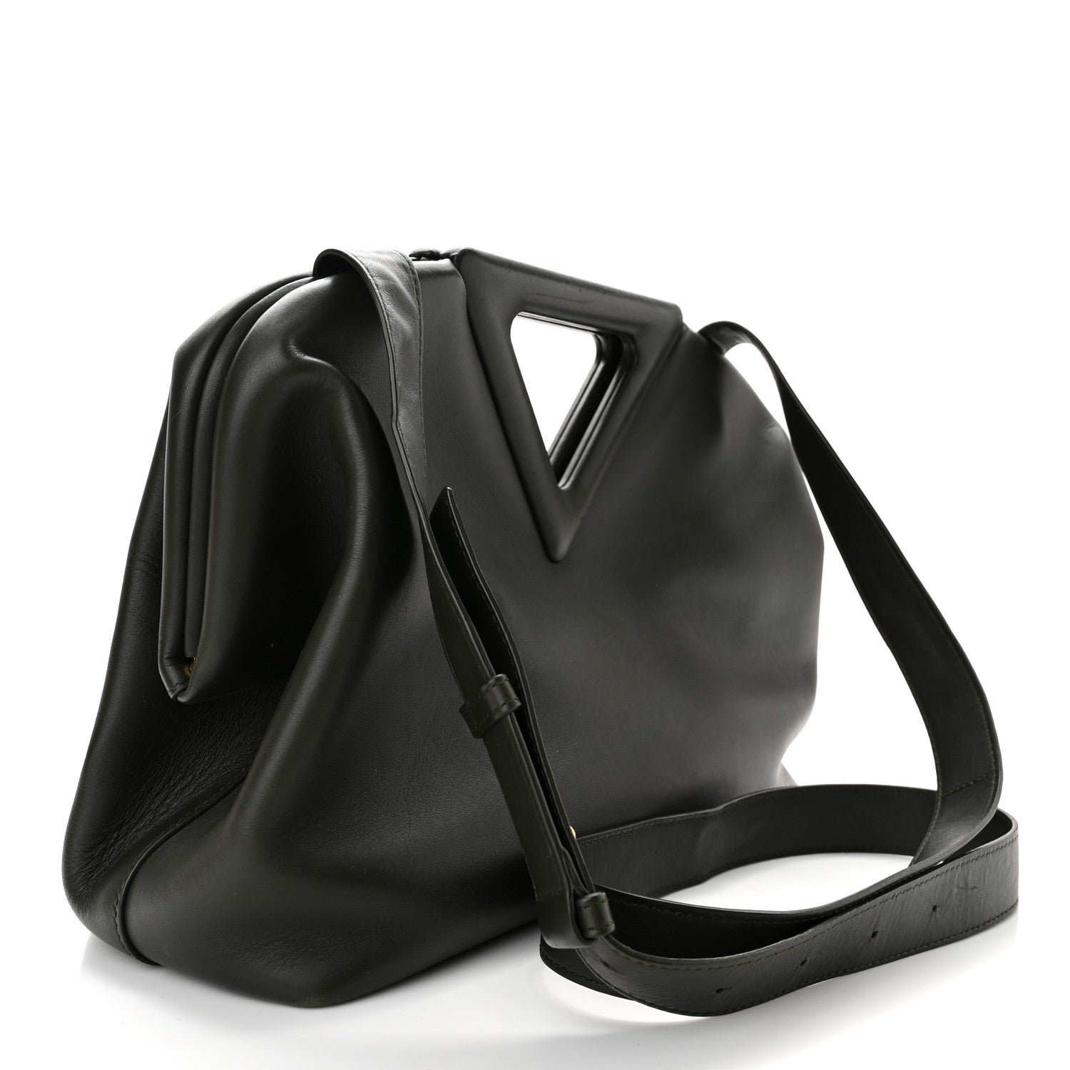 Bottega Veneta Calfskin Large The Point Triangle Bag Camping 3 of 9