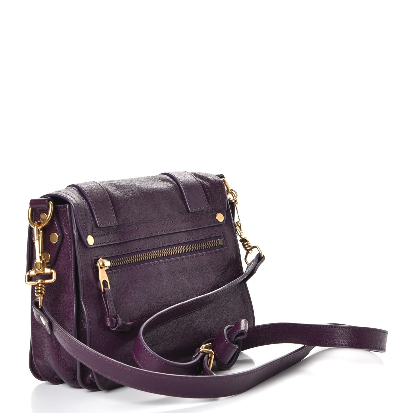 Lambskin PS1 Pouch Messenger Grape Jam