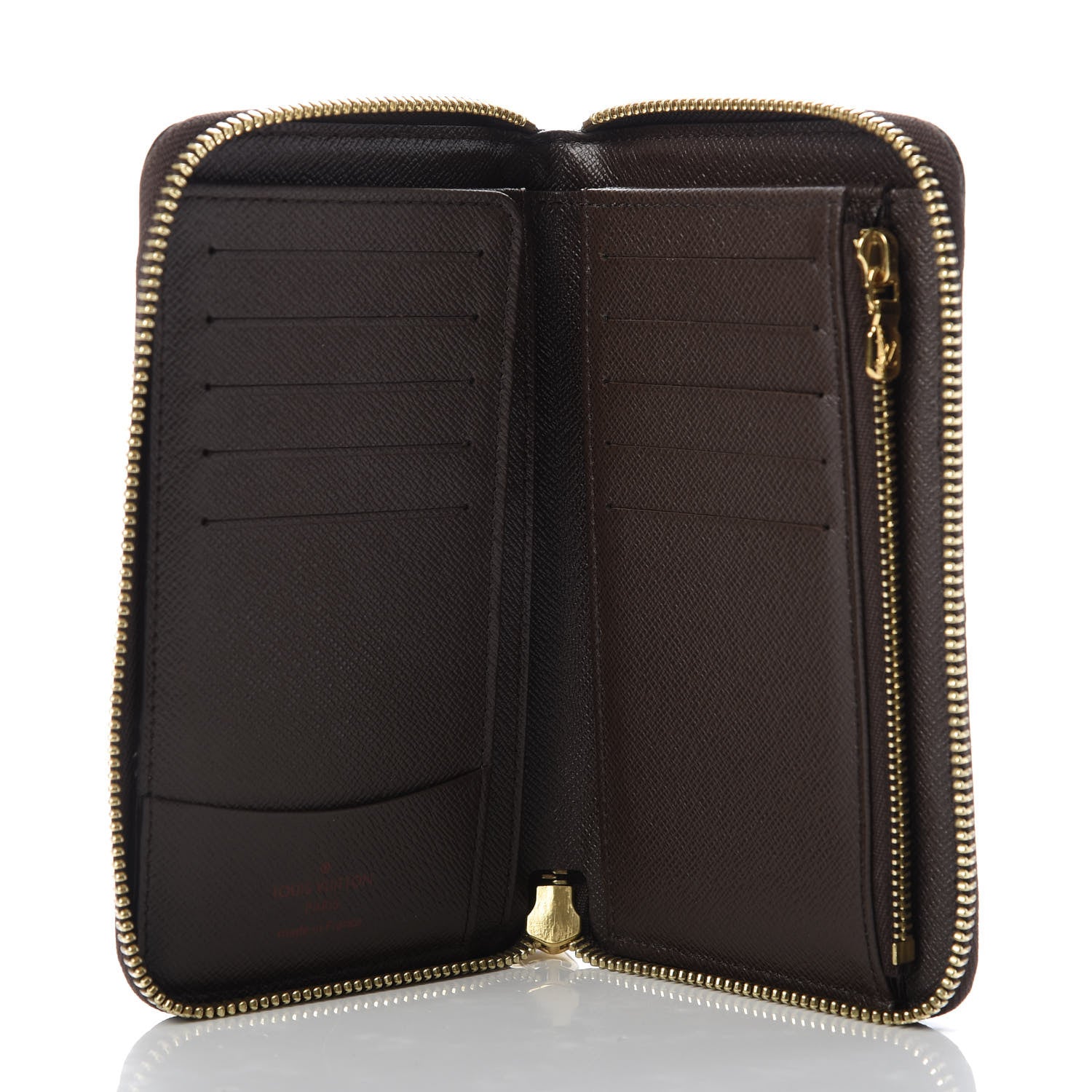 Louis Vuitton Damier Ebene Compact Zippy Wallet 5 of 9
