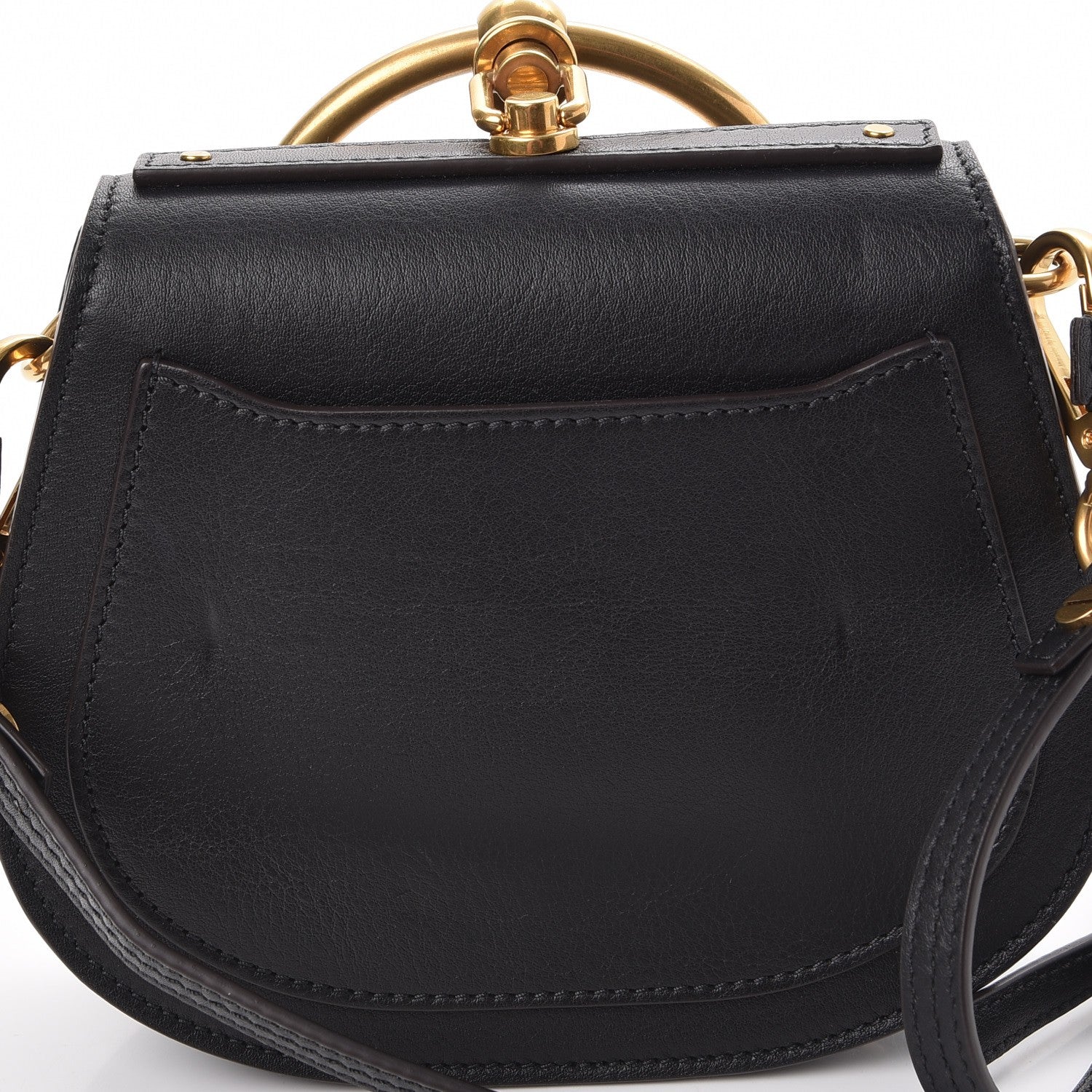 Chloe Calfskin Small Nile Bracelet Bag Black 8 of 8