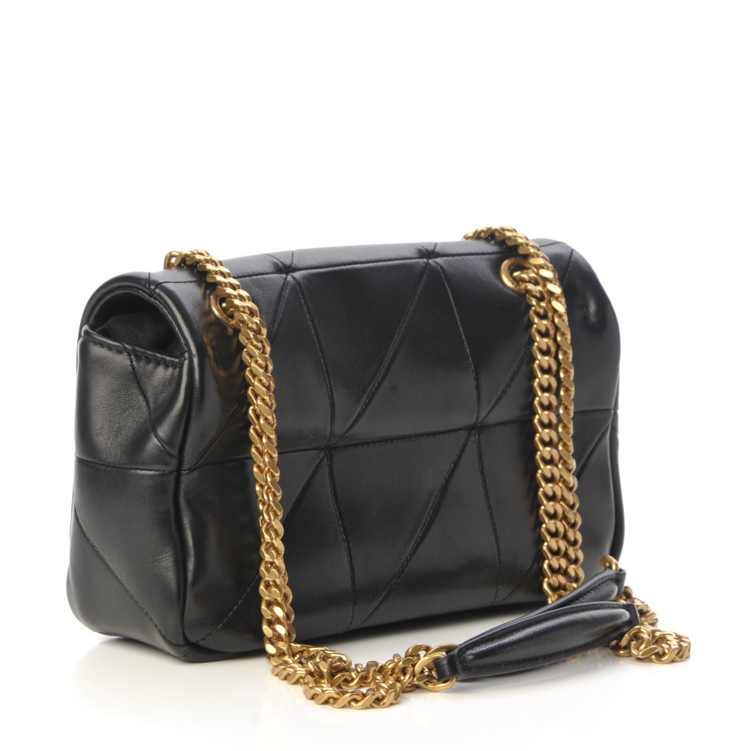 Saint Laurent Lambskin Patchwork Monogram Small Jamie Black 3 of 11
