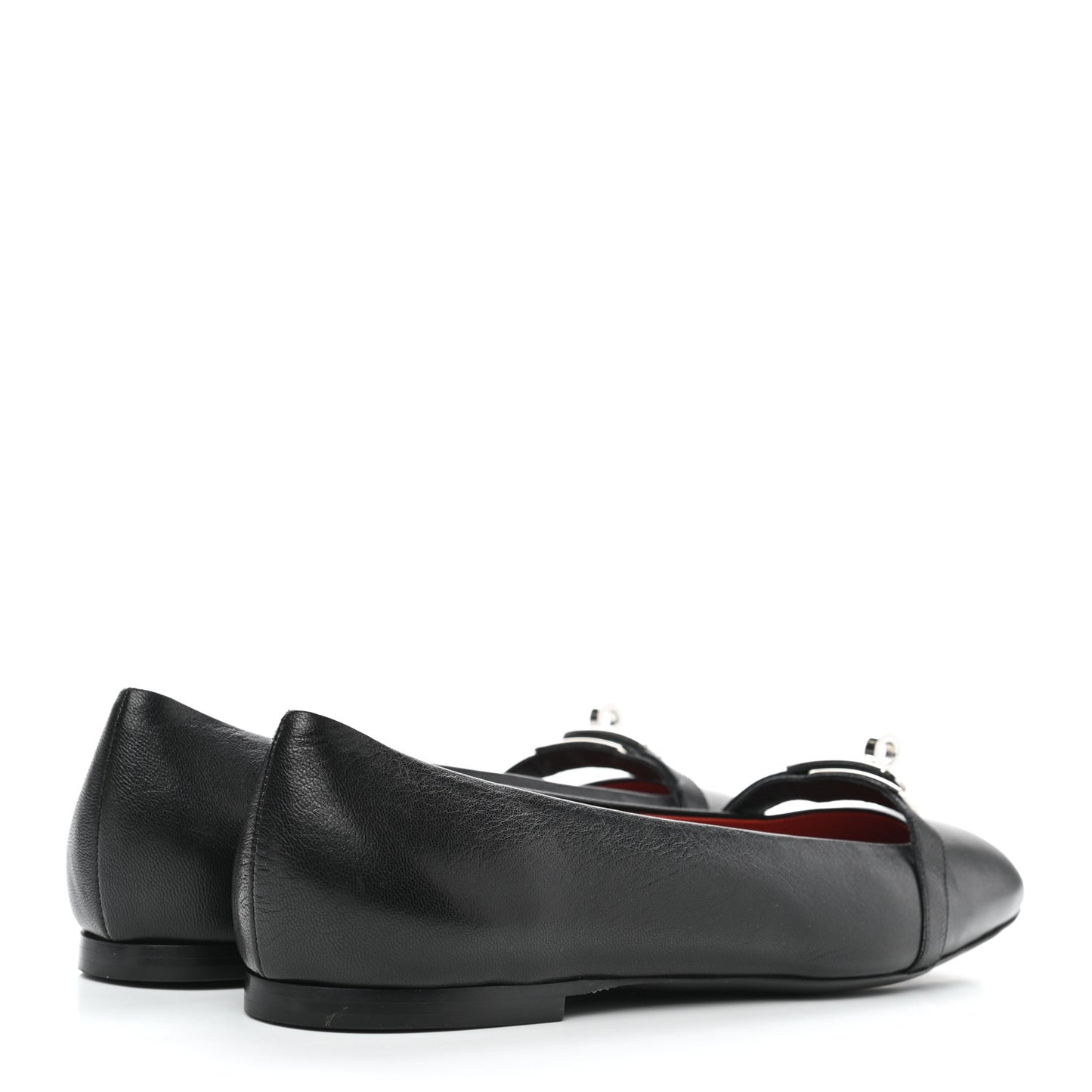 Goatskin Bilbao Ballerina Flats 40 Black