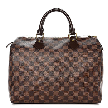 Louis Vuitton Damier Ebene Speedy 30 1 of 9
