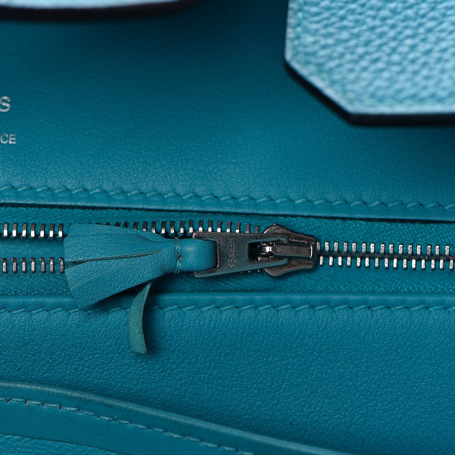 Togo Swift Ghillies Birkin 30 Turquoise