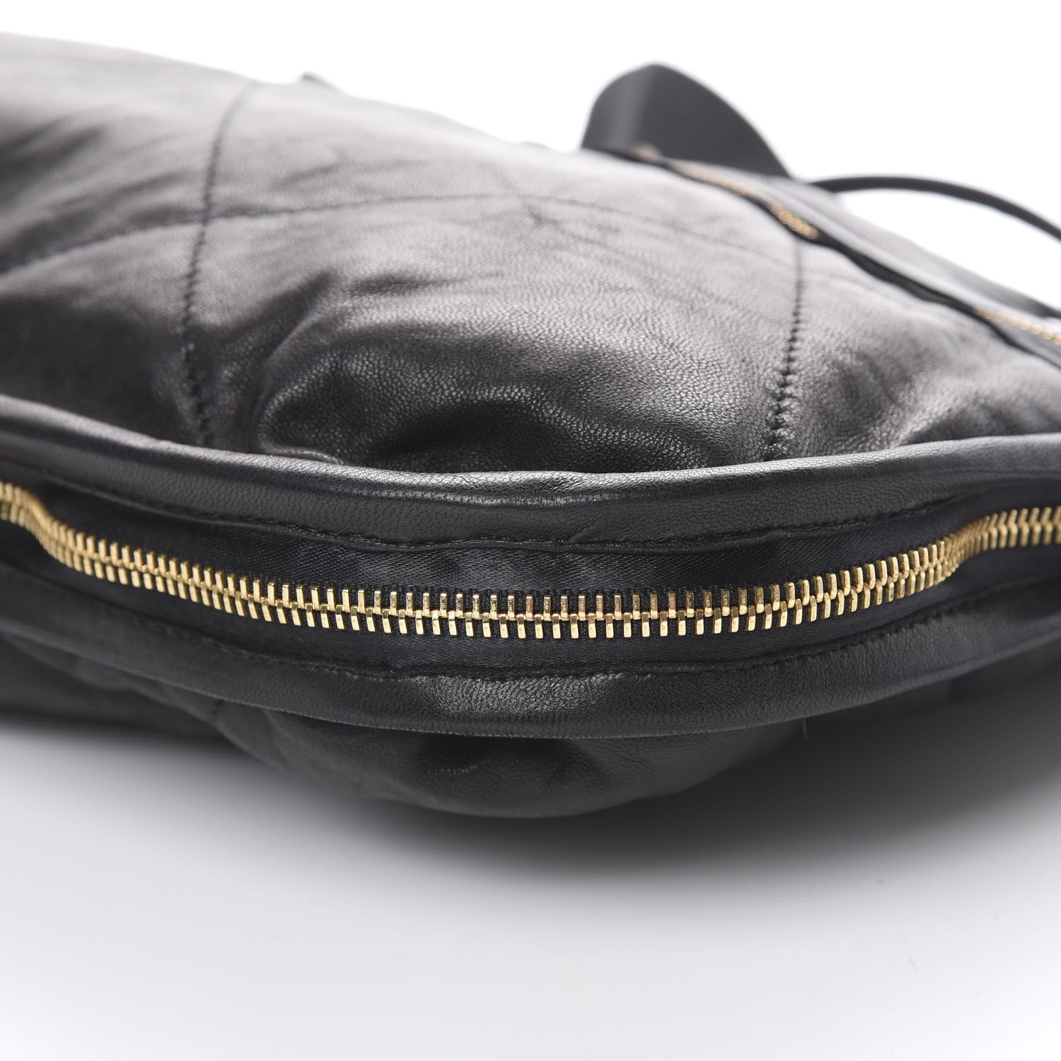 Lanvin Lambskin Quilted Medium Amalia Shoulder Bag Black 8 of 9