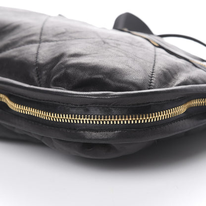 Lanvin Lambskin Quilted Medium Amalia Shoulder Bag Black 8 of 9