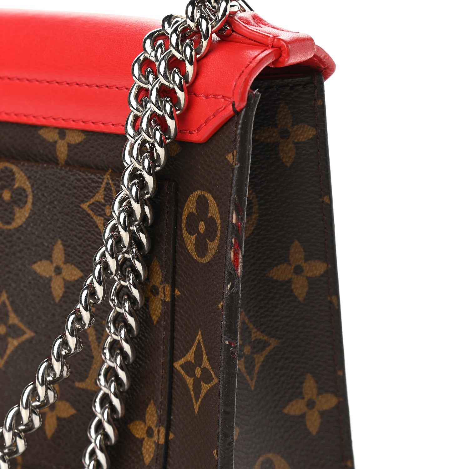 Louis Vuitton Monogram Tribal Mask Chain PM Rouge 12 of 13