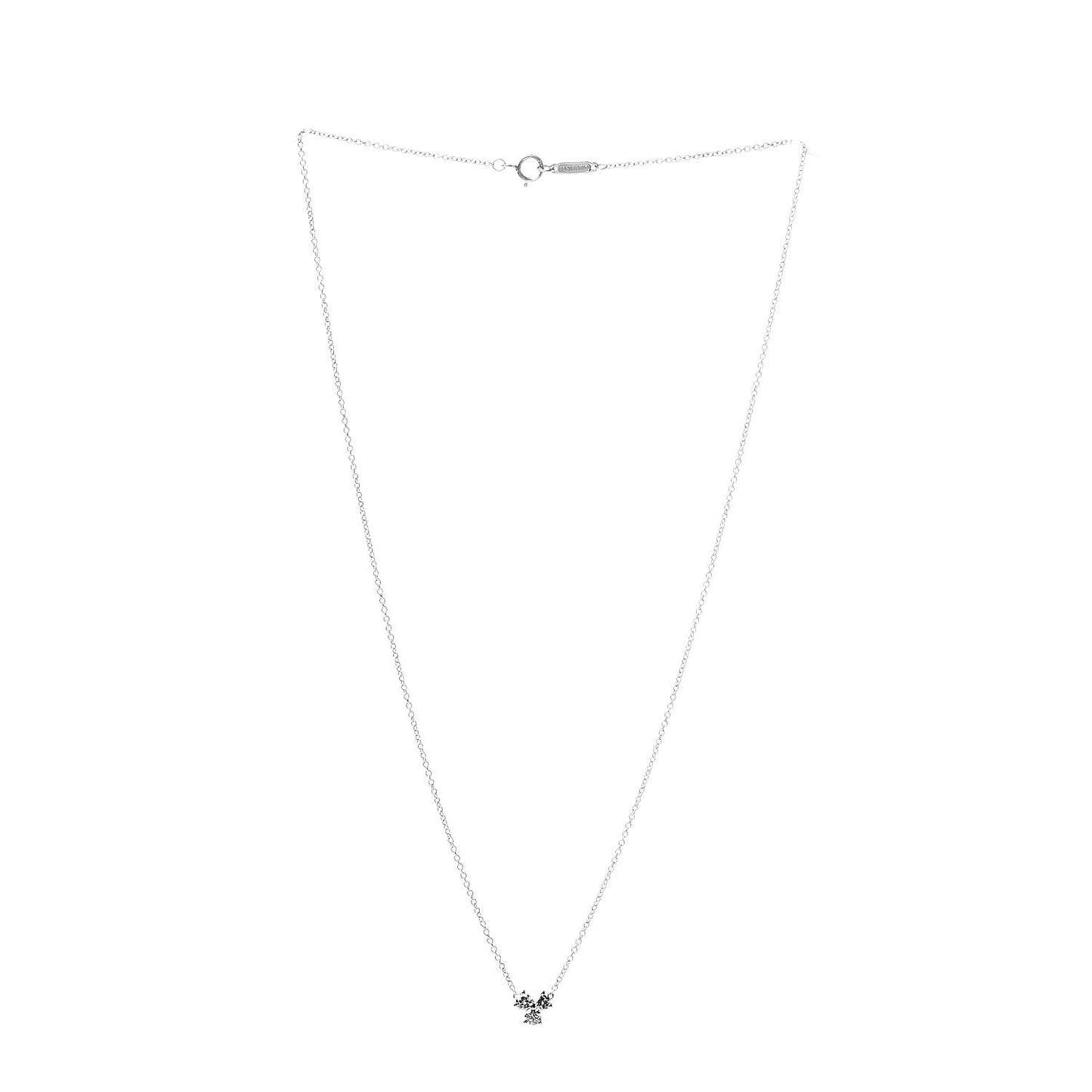 Platinum Diamond Aria Pendant Necklace
