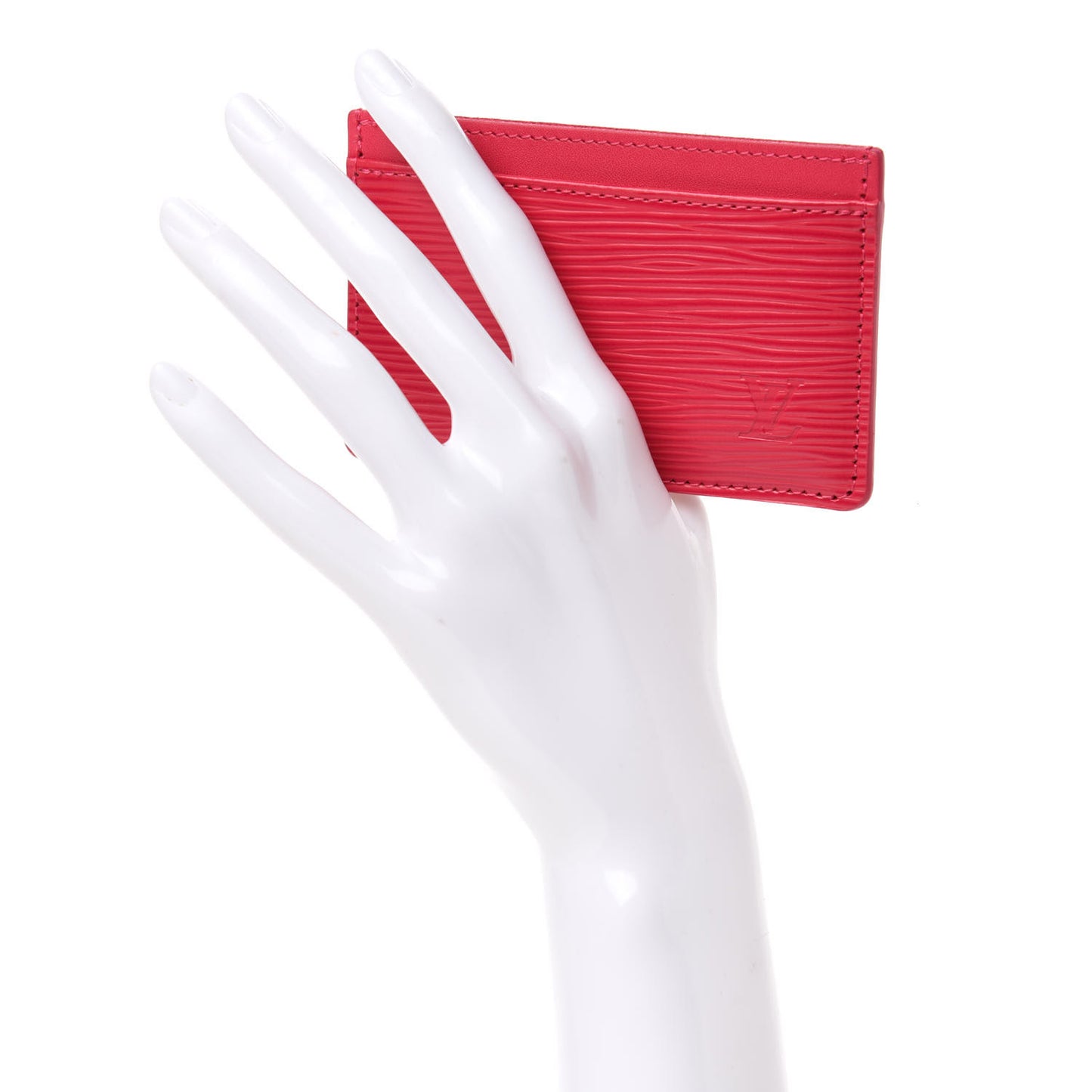 Epi Card Holder Fuchsia