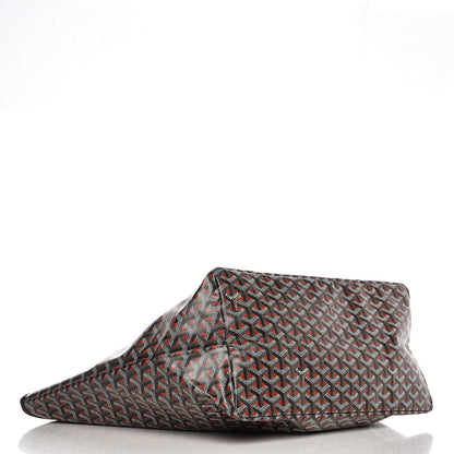 Goyard Chevron Saint Louis Claire Voie GM Black Red 5 of 9