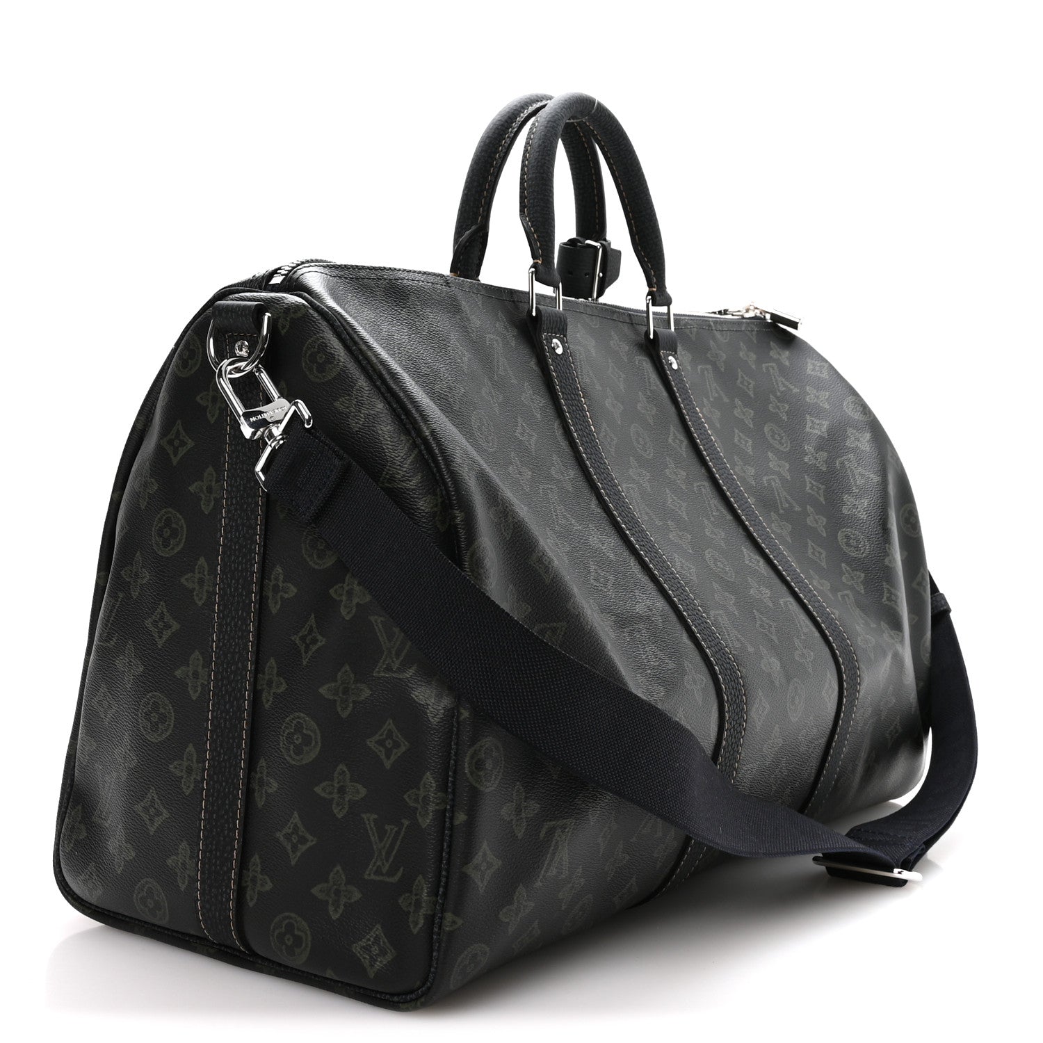 Louis Vuitton Monogram LV Record Keepall Bandouliere 50 Dark Green 2 of 8