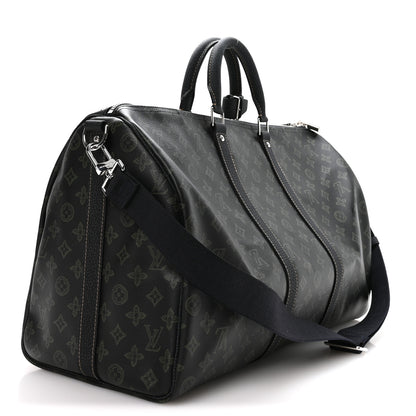 Louis Vuitton Monogram LV Record Keepall Bandouliere 50 Dark Green 2 of 8
