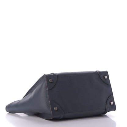 Celine Drummed Calfskin Mini Luggage Orage 4 of 10