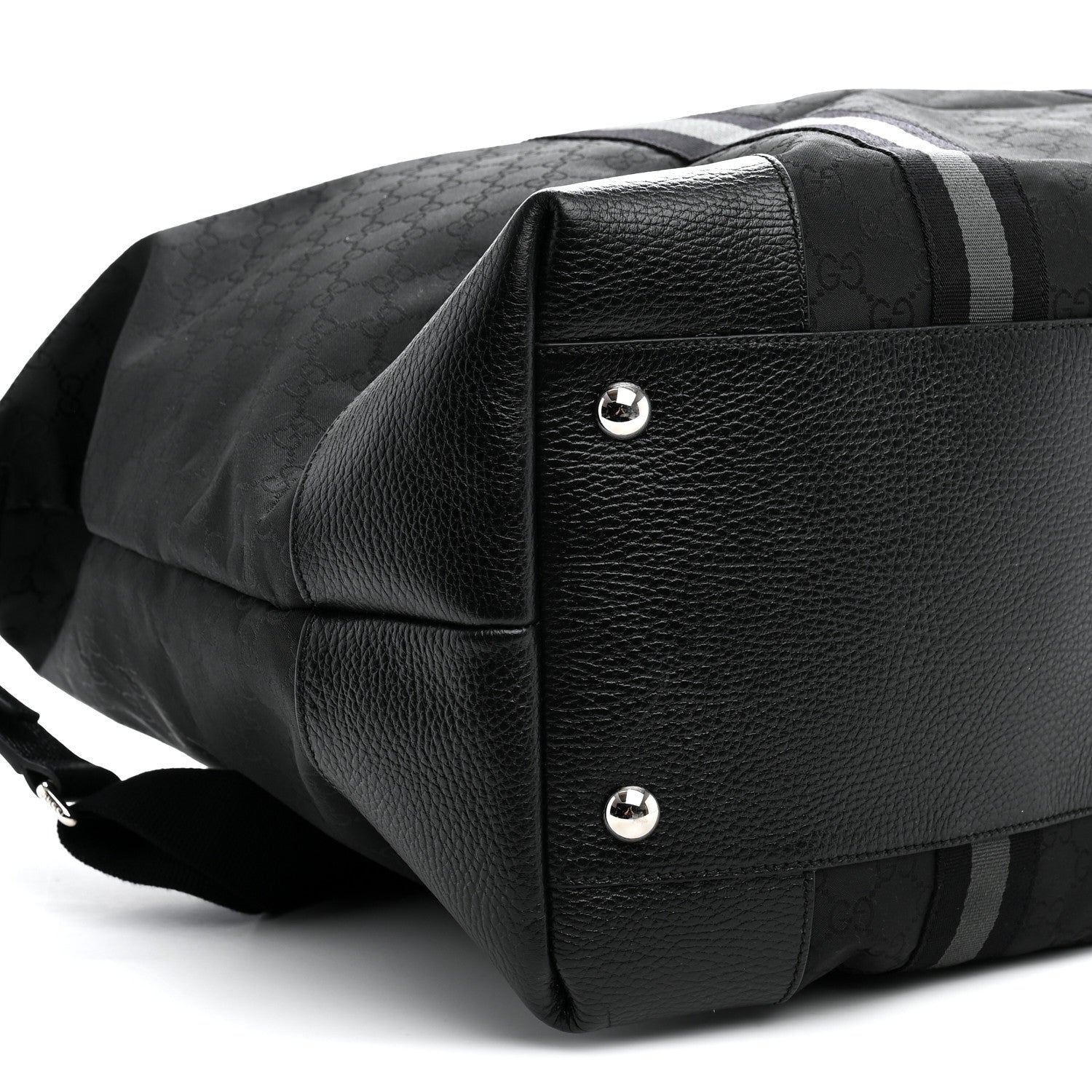 Gucci Nylon Monogram XL Duffle Bag Black 8 of 9
