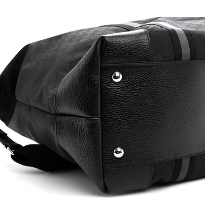 Gucci Nylon Monogram XL Duffle Bag Black 8 of 9