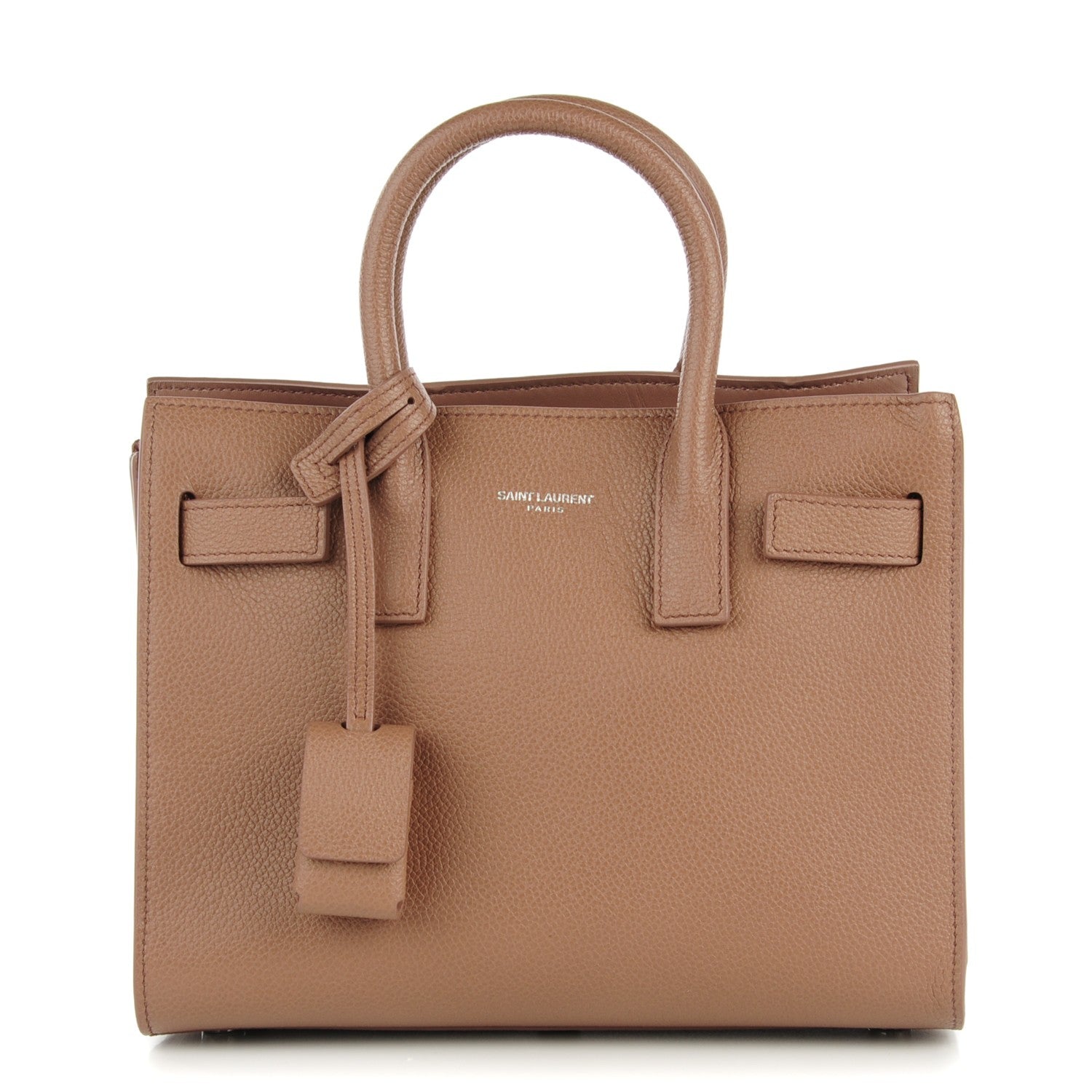 Saint Laurent Grained Calfskin Nano Sac De Jour Poudre Fard 1 of 7