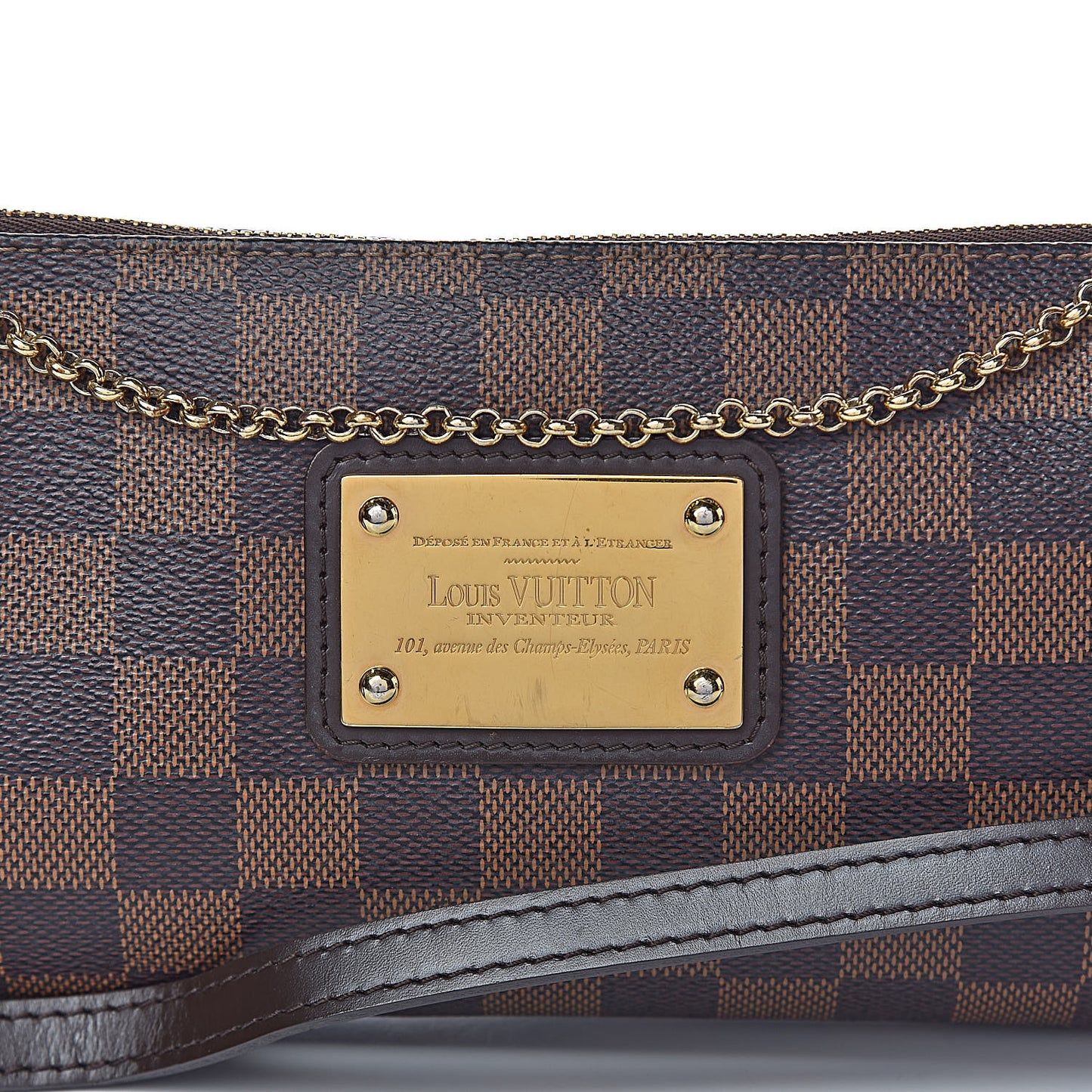 Damier Ebene Eva Clutch