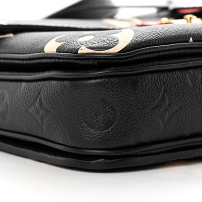 Louis Vuitton LOUIS VUITTON Empreinte Monogram Giant Crafty Pochette Metis Black Creme 8 of 12
