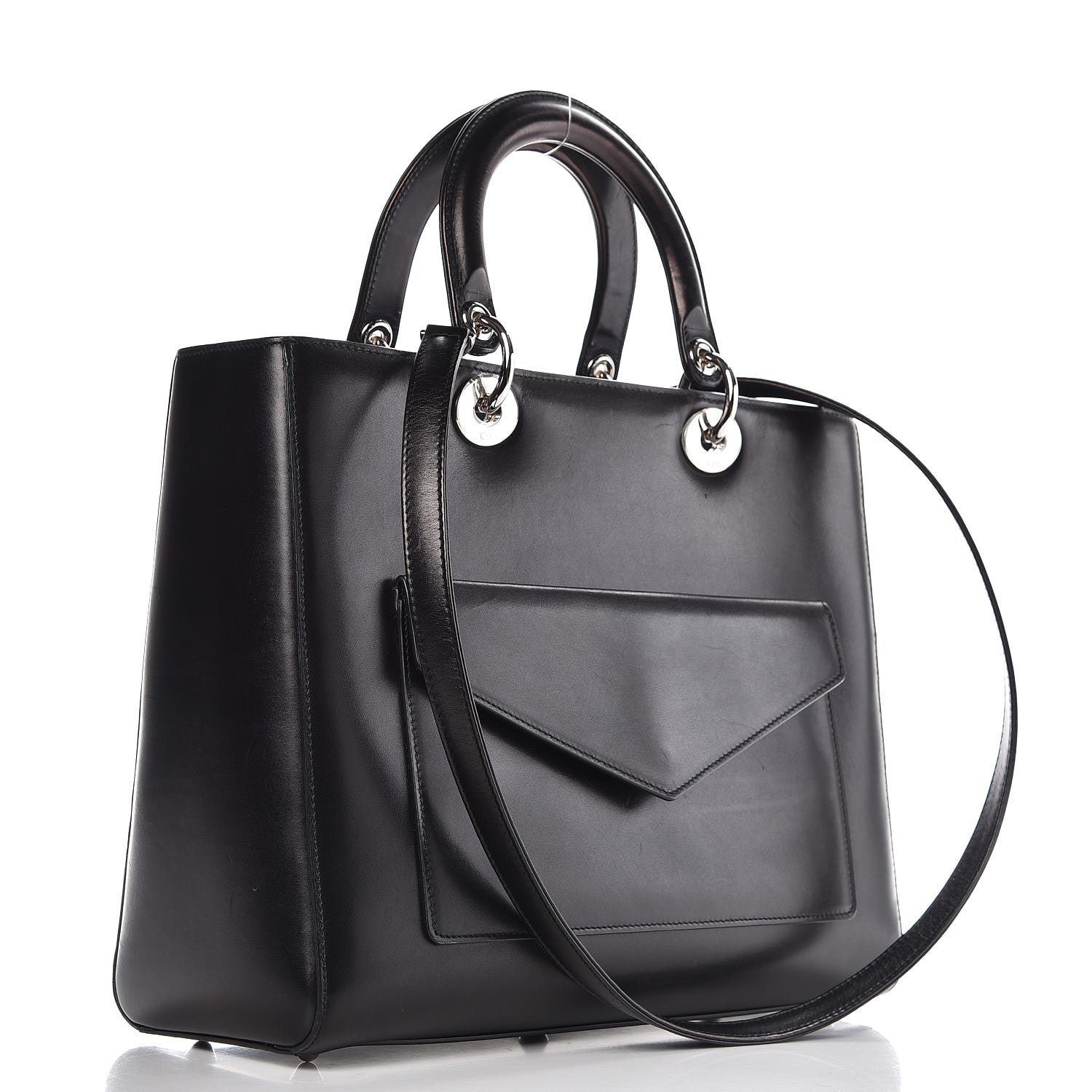 Christian Dior Calfskin Large Lady Dior Pockets Black 4 of 10