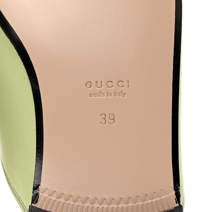 Gucci Malaga Kid Womens Princetown Slippers 39 Pistachio Green 8 of 9