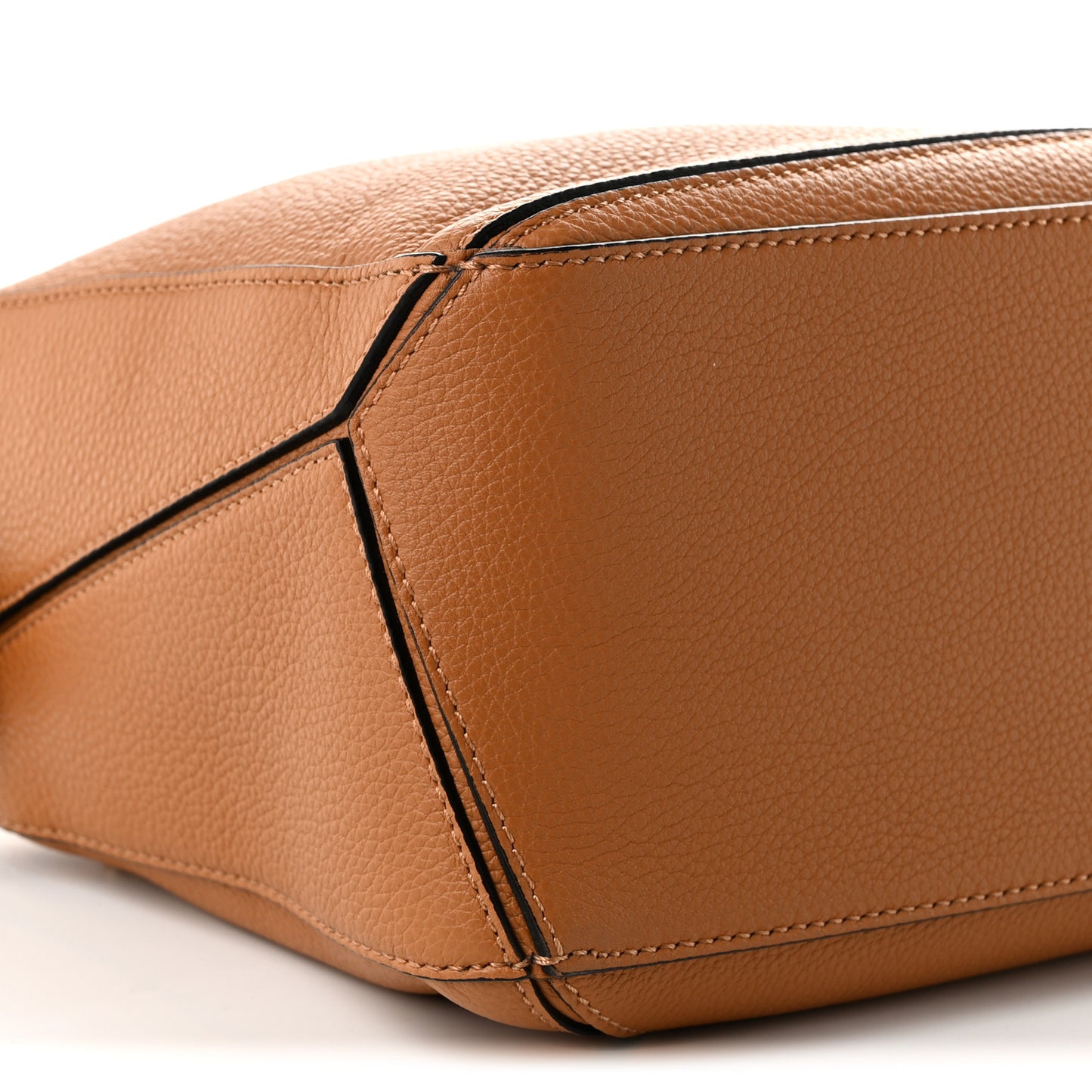Calfskin Small Puzzle Bag Light Caramel