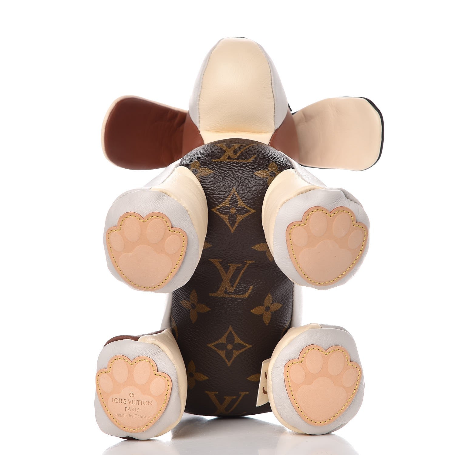Louis Vuitton Calfskin Monogram Doudou Oscar Dog Beige 7 of 11