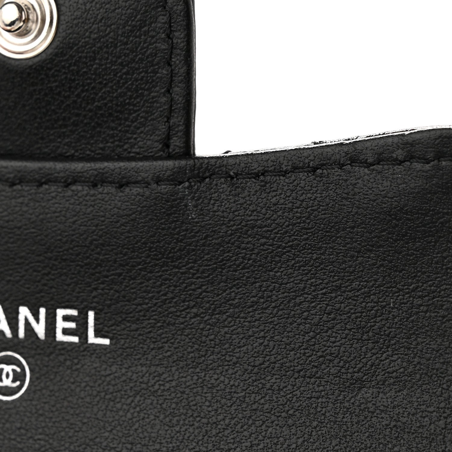 Chanel Aged Calfskin Quilted Reissue Flap Card Holder So Black 8 of 12