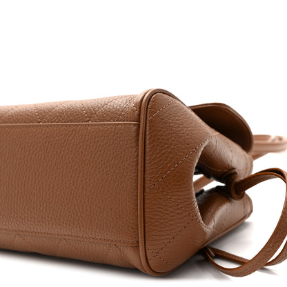 Chanel Grained Calfskin Stitched Urban Essentials Small Shopping Bag Camel 10 of 10