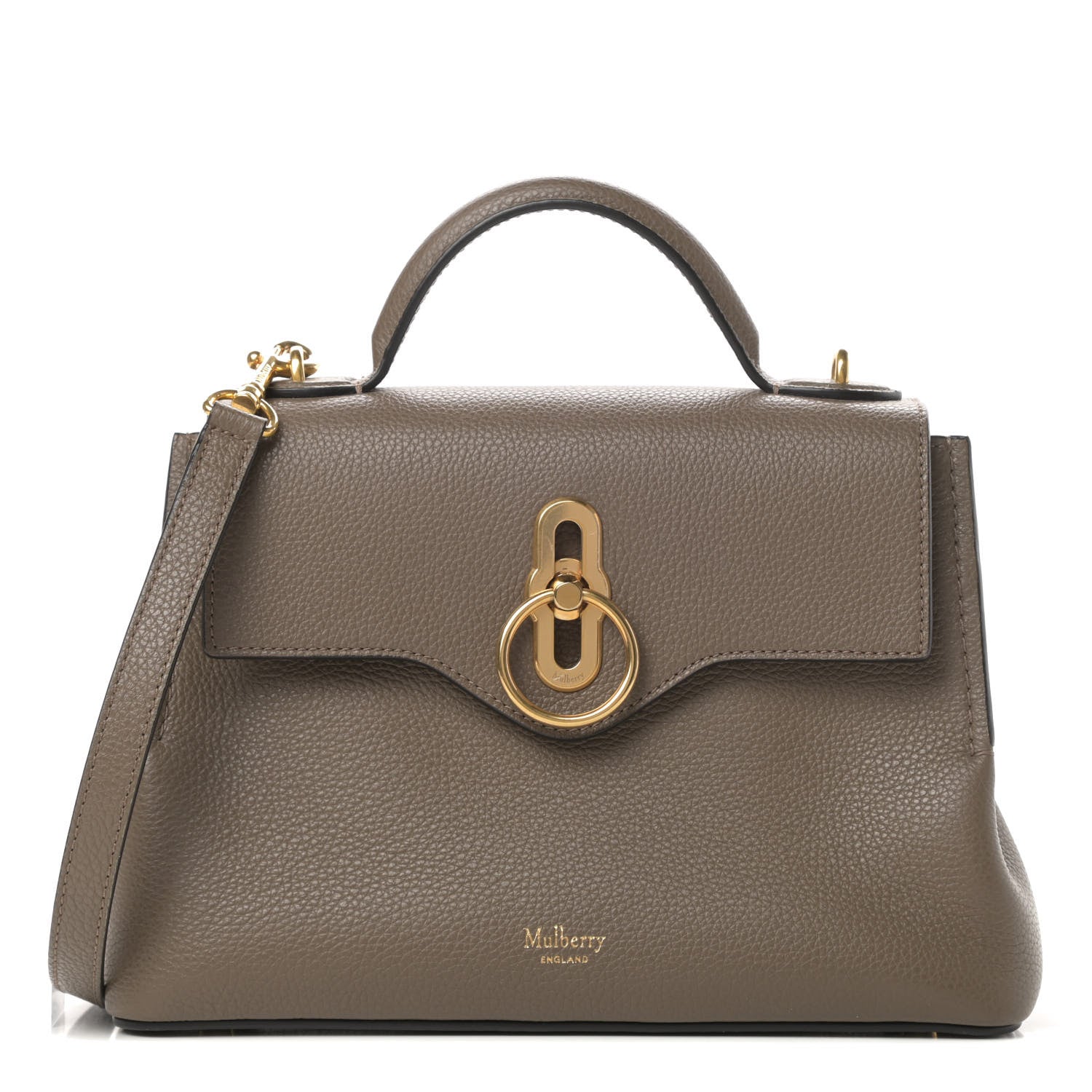Mulberry Small Classic Grain Calfskin Mini Seaton Clay 1 of 10