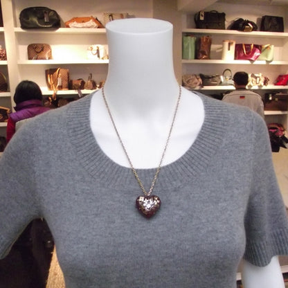 Louis Vuitton Inclusion Heart Necklace Rouge Fauviste 2 of 4