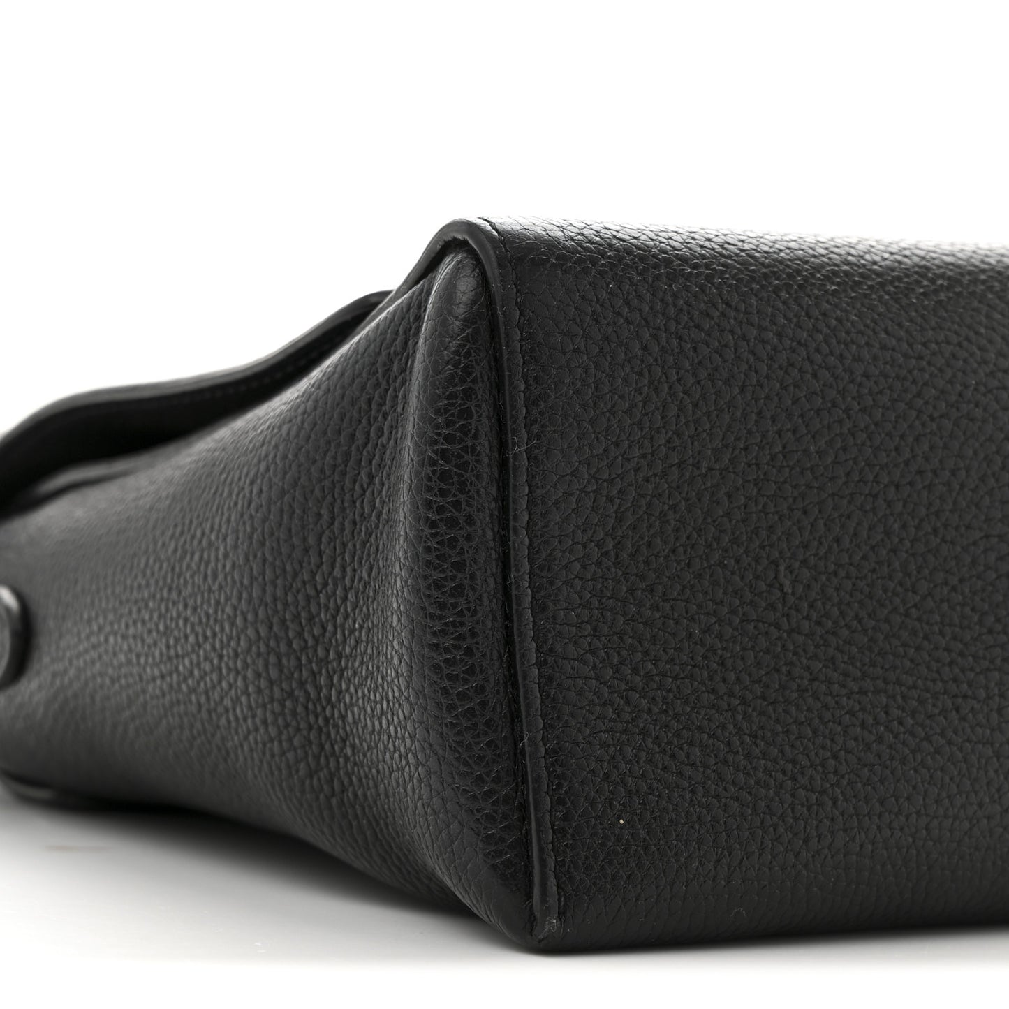 Coated Canvas Calfskin Vintage Check Medium Note Crossbody Bag Black