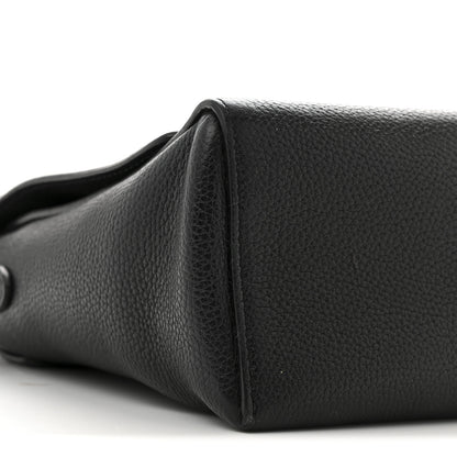 Burberry Coated Canvas Calfskin Vintage Check Medium Note Crossbody Bag Black 8 of 11