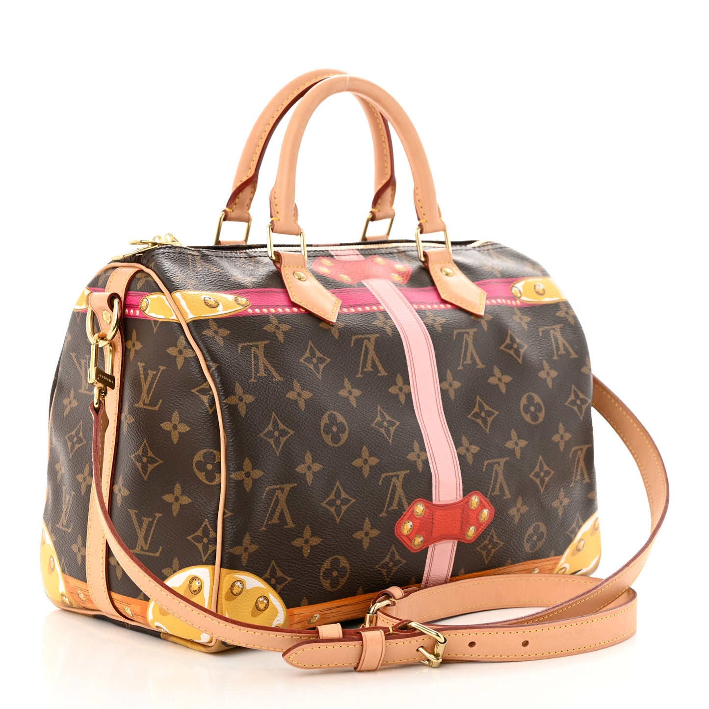 Monogram Summer Trunks Speedy Bandouliere 30