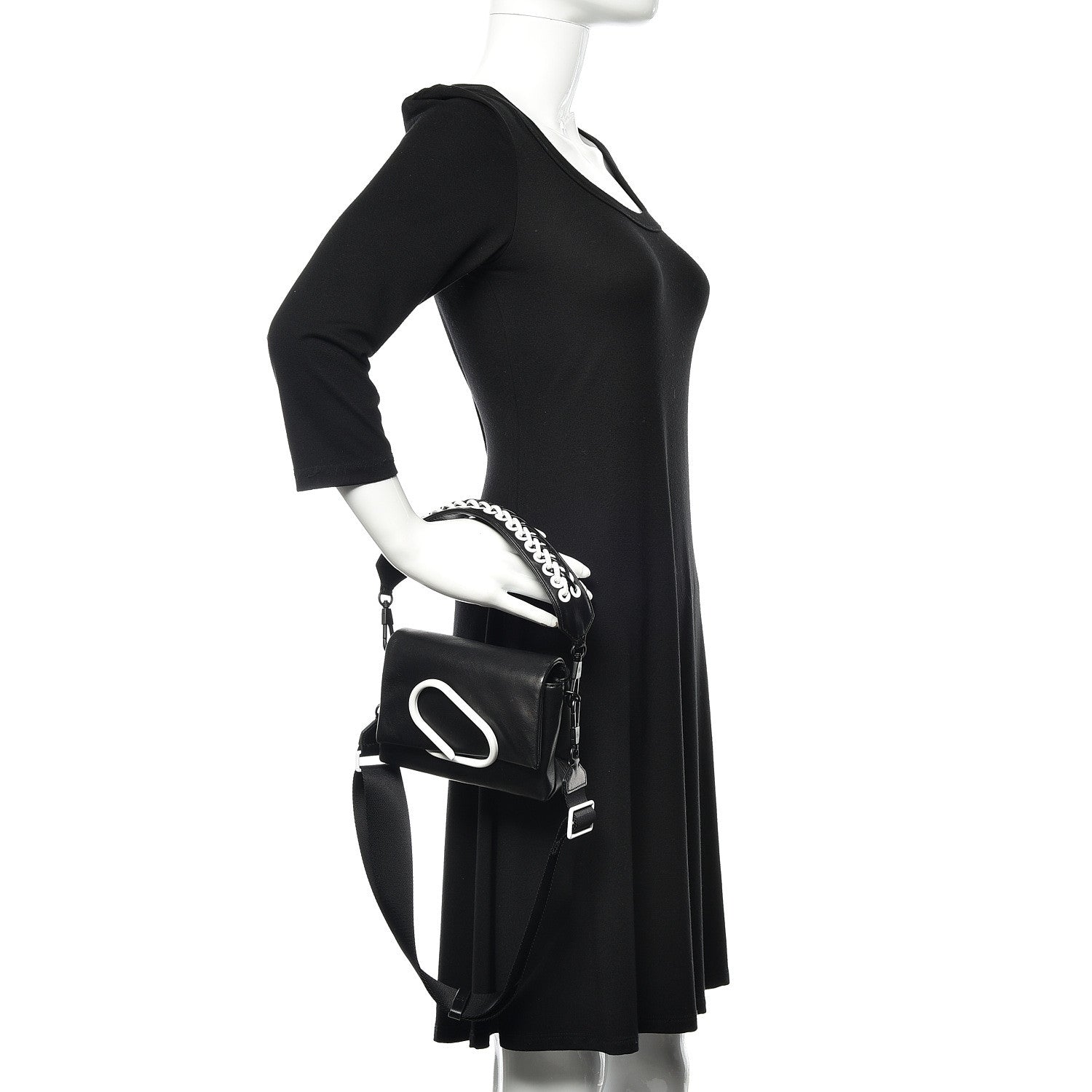 3.1 Phillip Lim 3.1 Calfskin Micro Alix Crossbody Bag Black 2 of 15