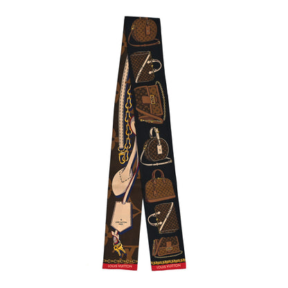 Louis Vuitton Silk Monogram Tribute To Bandeau Brown 2 of 3